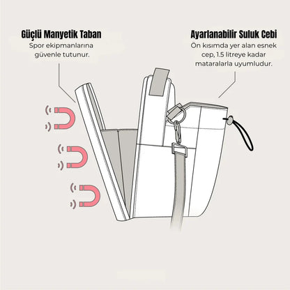 MAGZONA™  Manyetik Spor Çantası